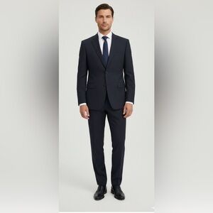 Barry men suit jacket and pants are size 40/32